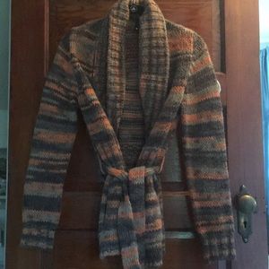 H&M | belted cardigan sweater